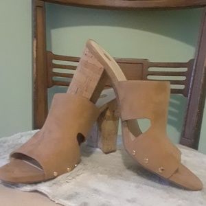 Dressbarn cork heeled sandle